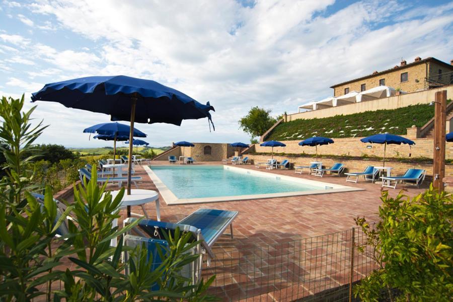 Agriturismo Santa Vittoria Volterra Bagian luar foto
